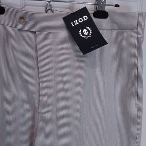 Mens Izod pants 36 Waist by 32 Leg color brown New with tags